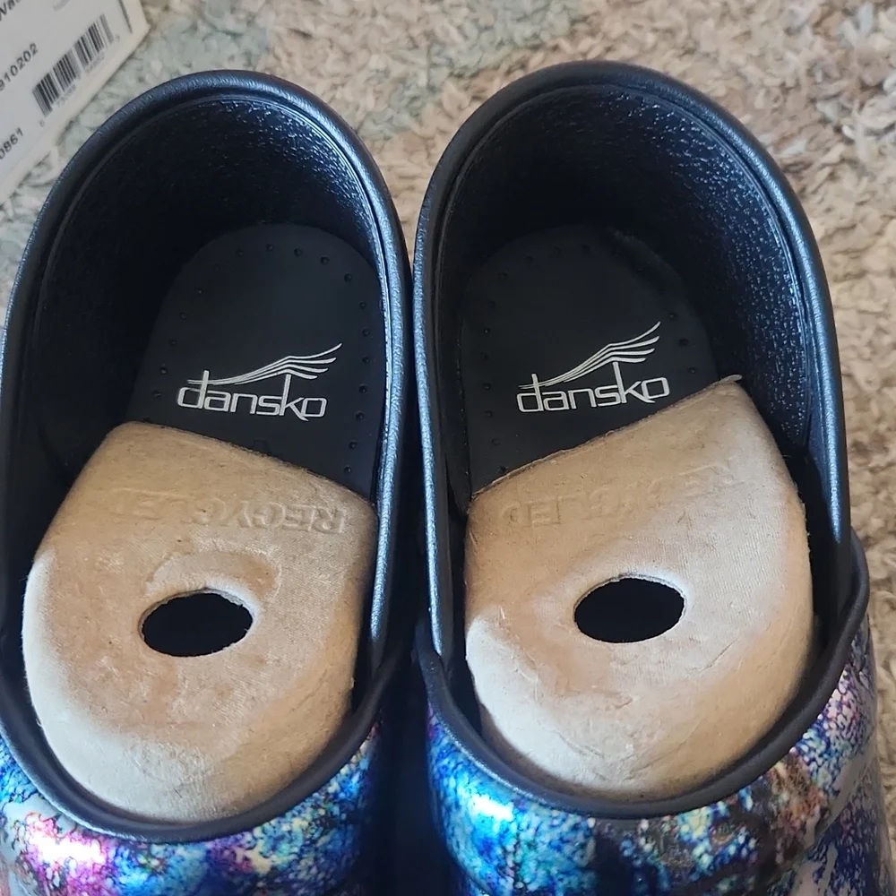 NWT!  Dansko Metallic clogs mules - Picture 10 of 10